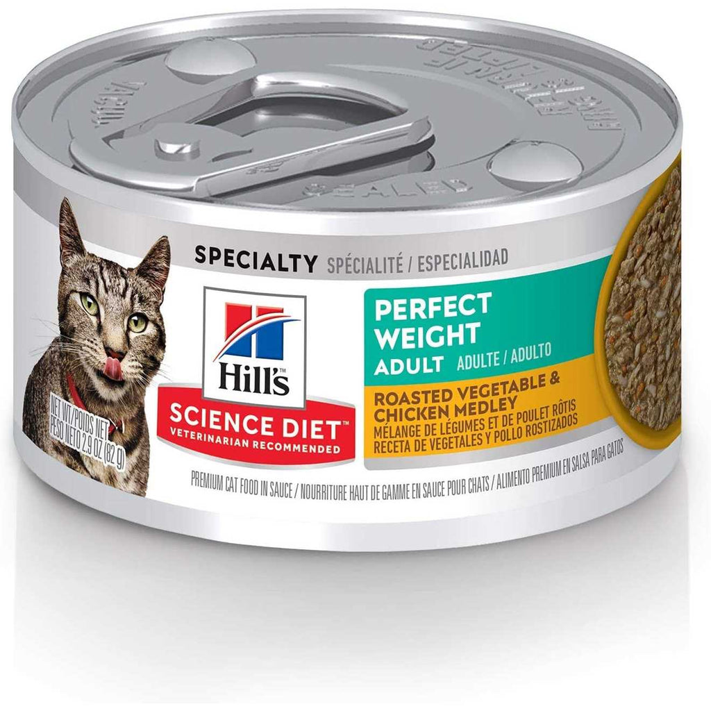 Adult Perfect Weight Roasted Vegetable & Chicken Medley Cat Food U921432