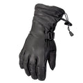 Black Deerskin Leather Gauntlet Gloves C5245