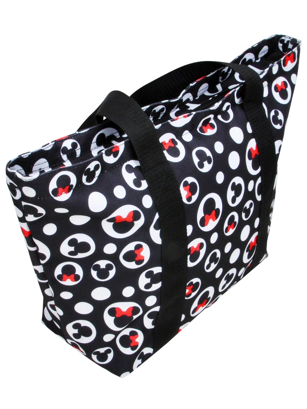 Black Zippered Tote Bag Z418