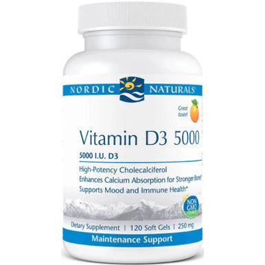 Vitamin D3 5,000 IU 120sg Orange H5106