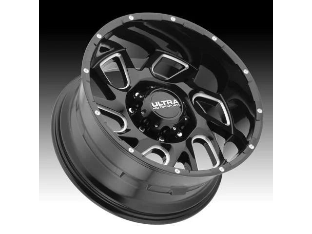 20x10 Black Milled Wheel P5467