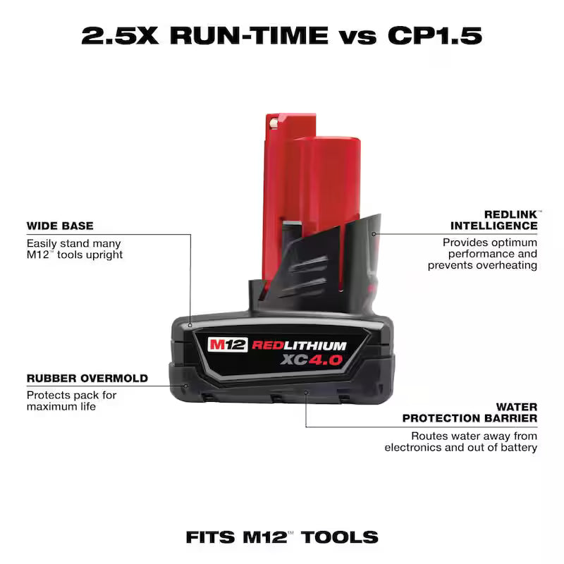 12-Volt Cordless Green 3-Plane Laser Level Kit with 4.0 Ah Battery R5970