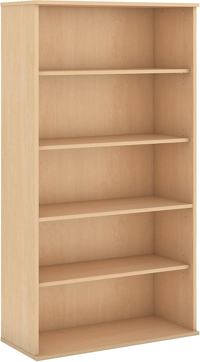 72H 5 Shelf Bookcase in Mocha Cherry R12902
