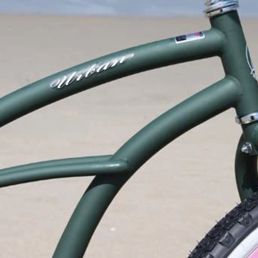 Army Green 26 Womens Beach Cruiser Bicycle I680