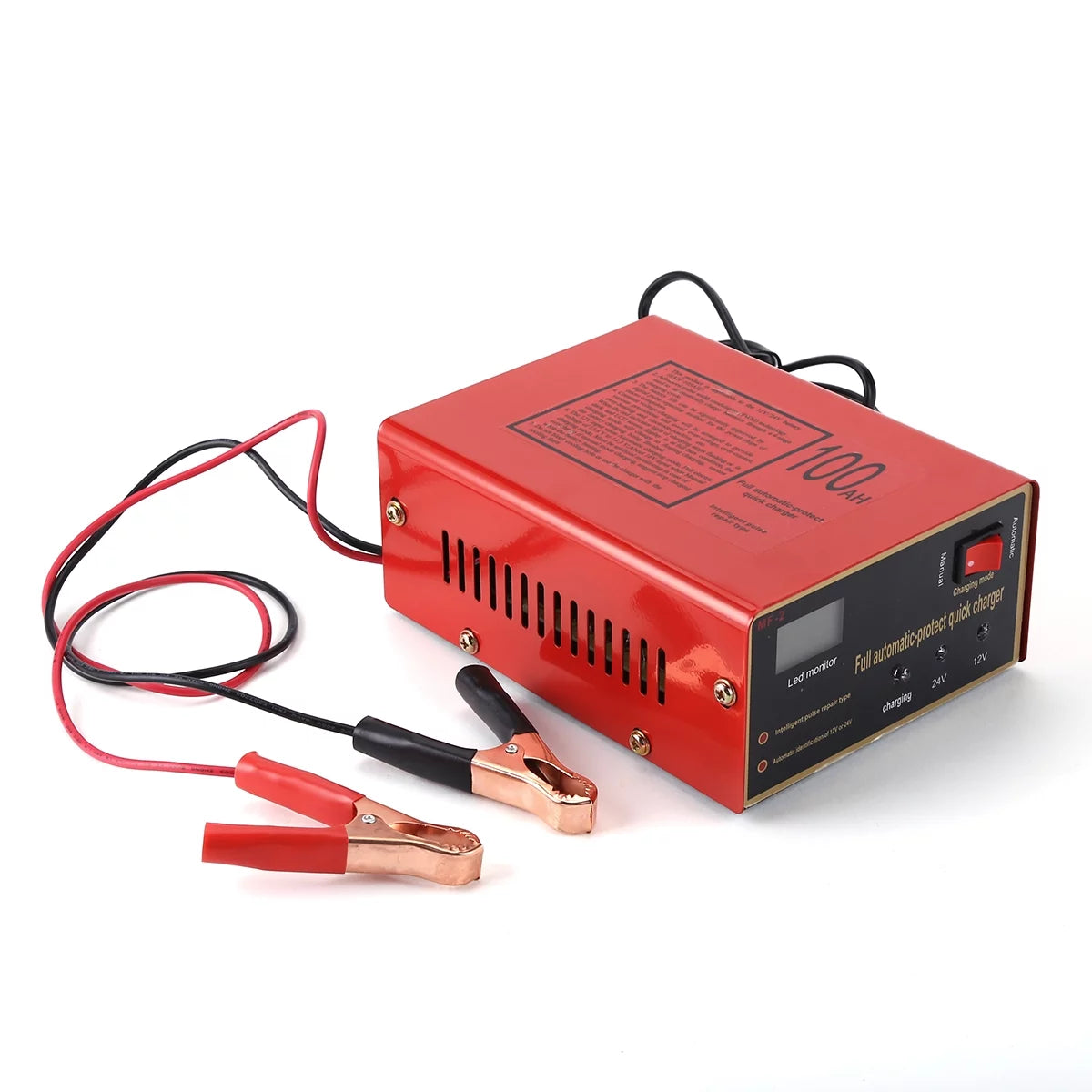 12V/24V Automatic Car Battery Charger B3952