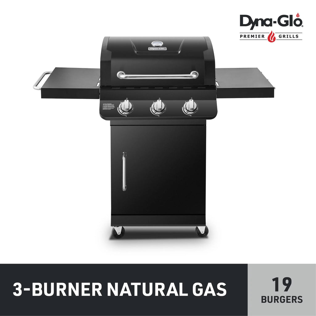 3 Burner Natural Gas Outdoor Grill Black X570039