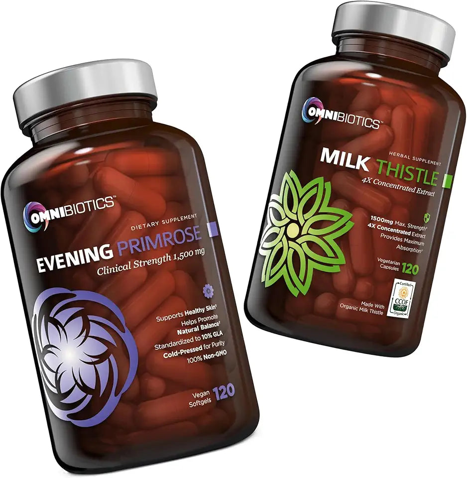 Evening Primrose Oil Milk Thistle Capsules U56634