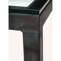 Cherry Top Bar Table with Taupe Base U624823