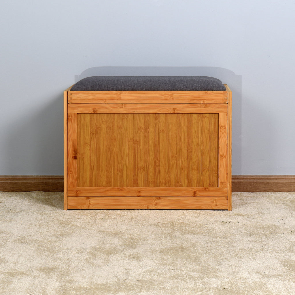 Narrow 2 Tier Bamboo Storage Bench K8480