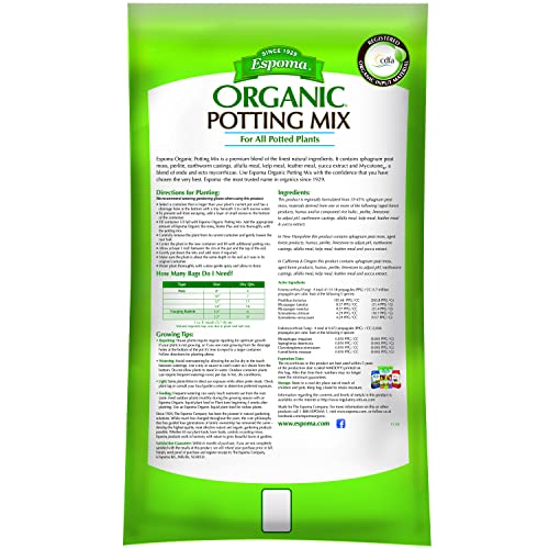 Organic Potting Soil Mix 2 Cubic Foot Y127186
