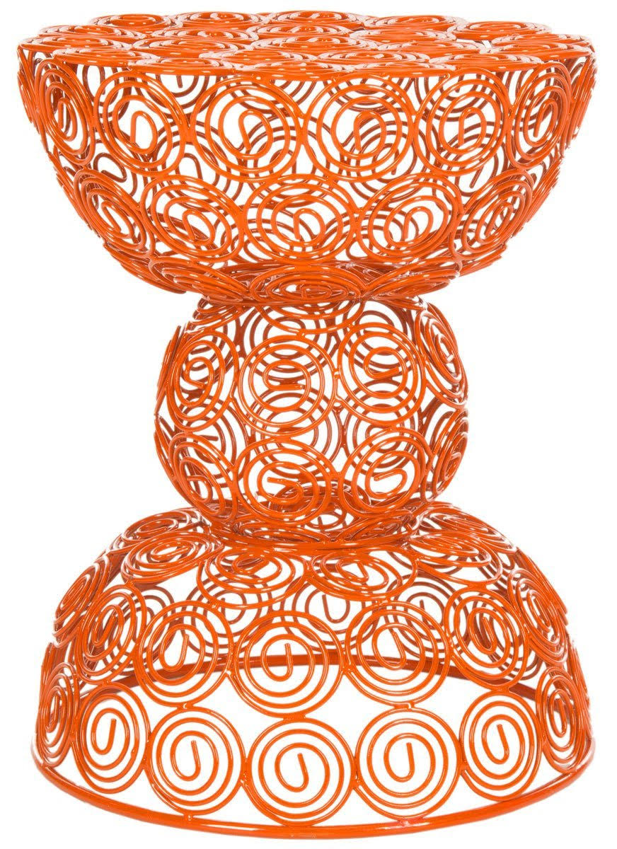 Dark Blue Iron Wire Stool P3502