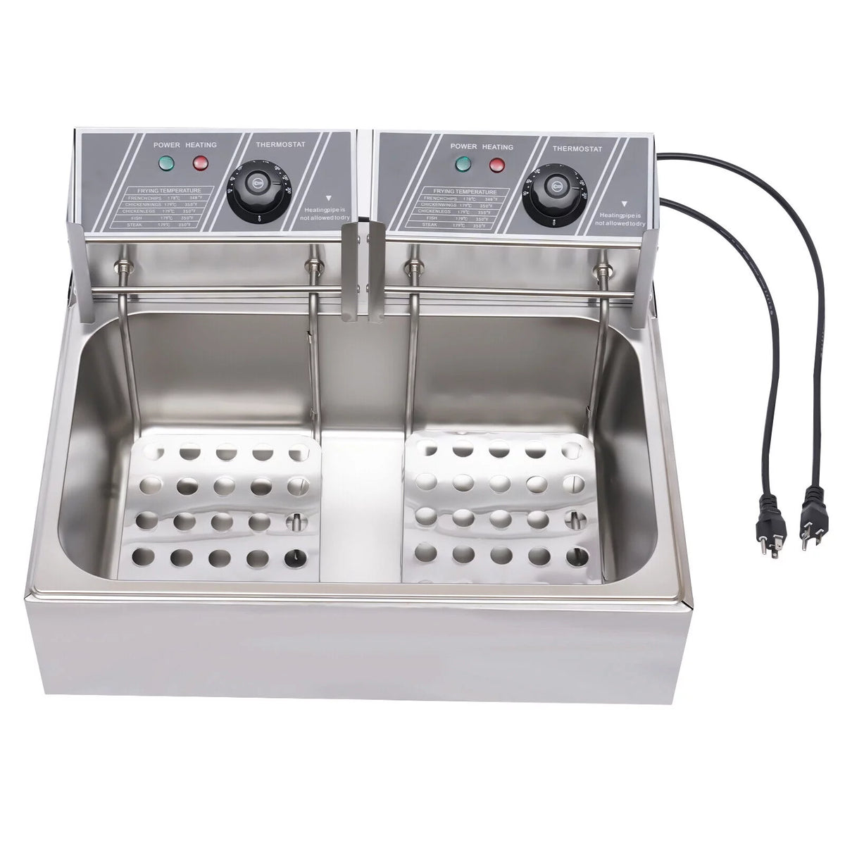 5000W 12L Stainless Steel Electric Deep Fryer I9373