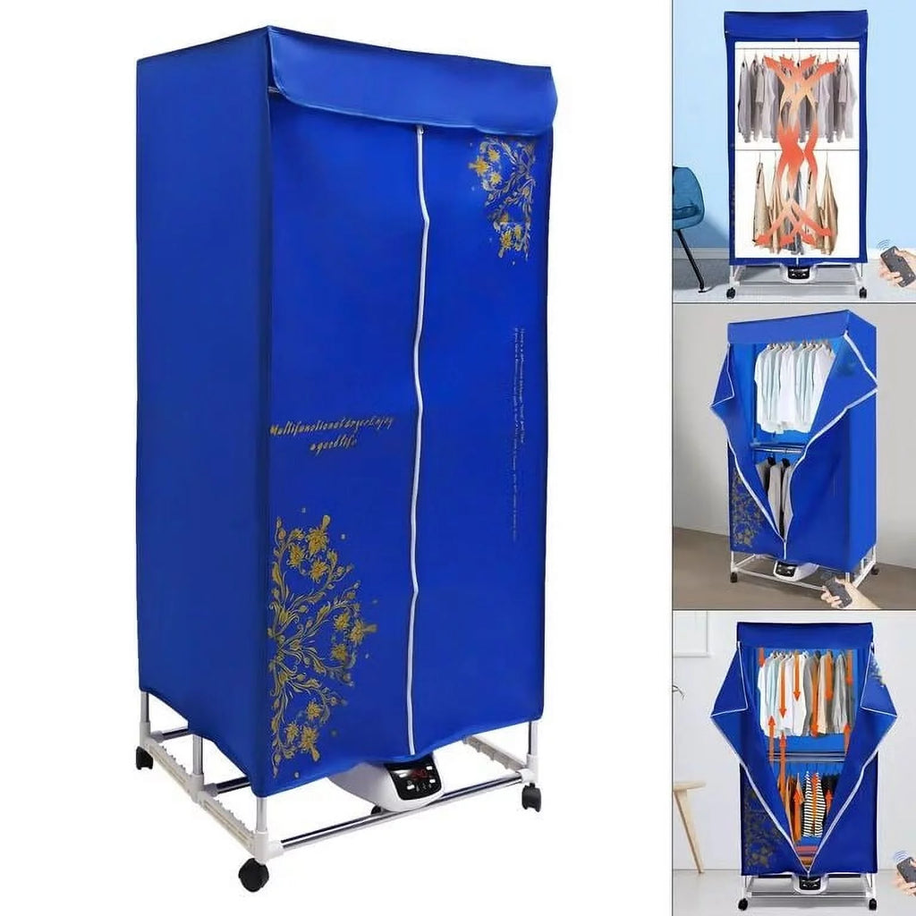 Folding Portable Electric Clothes Dryer 2 Layer 1500W H162449