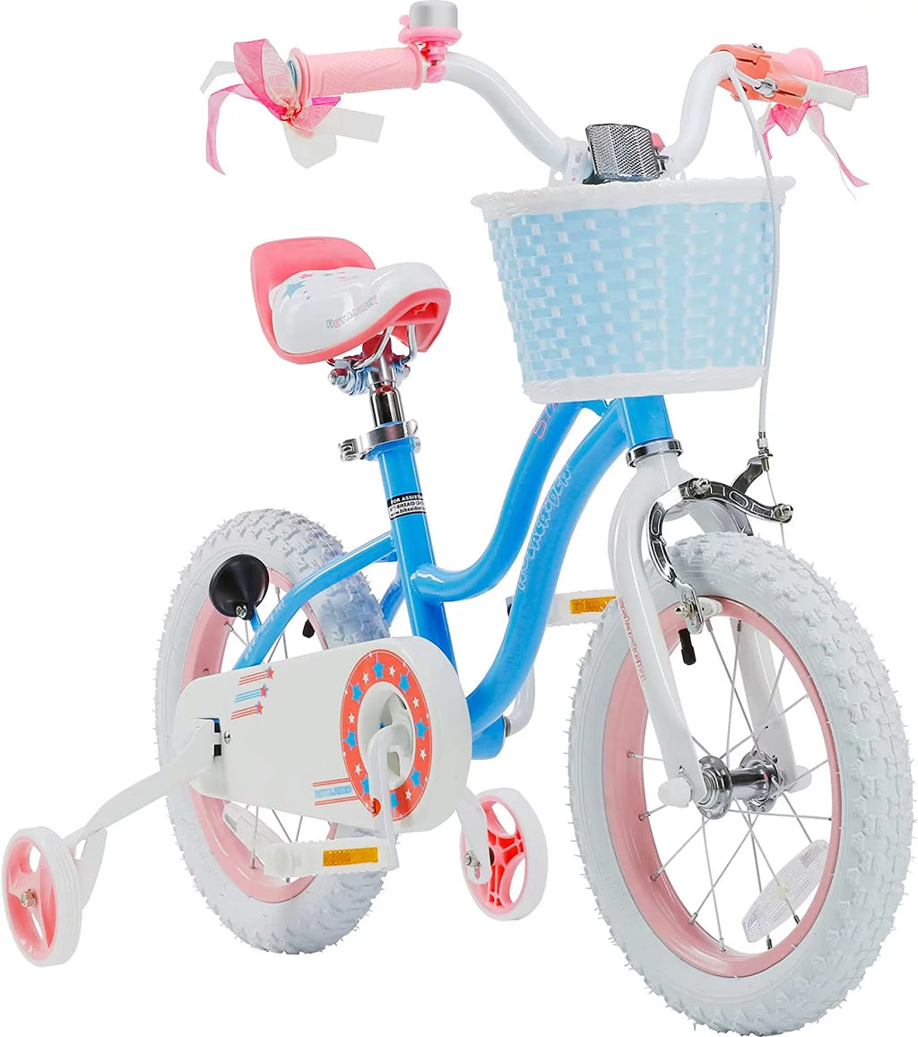 14 In Blue Kids Bike with Training Wheels E838