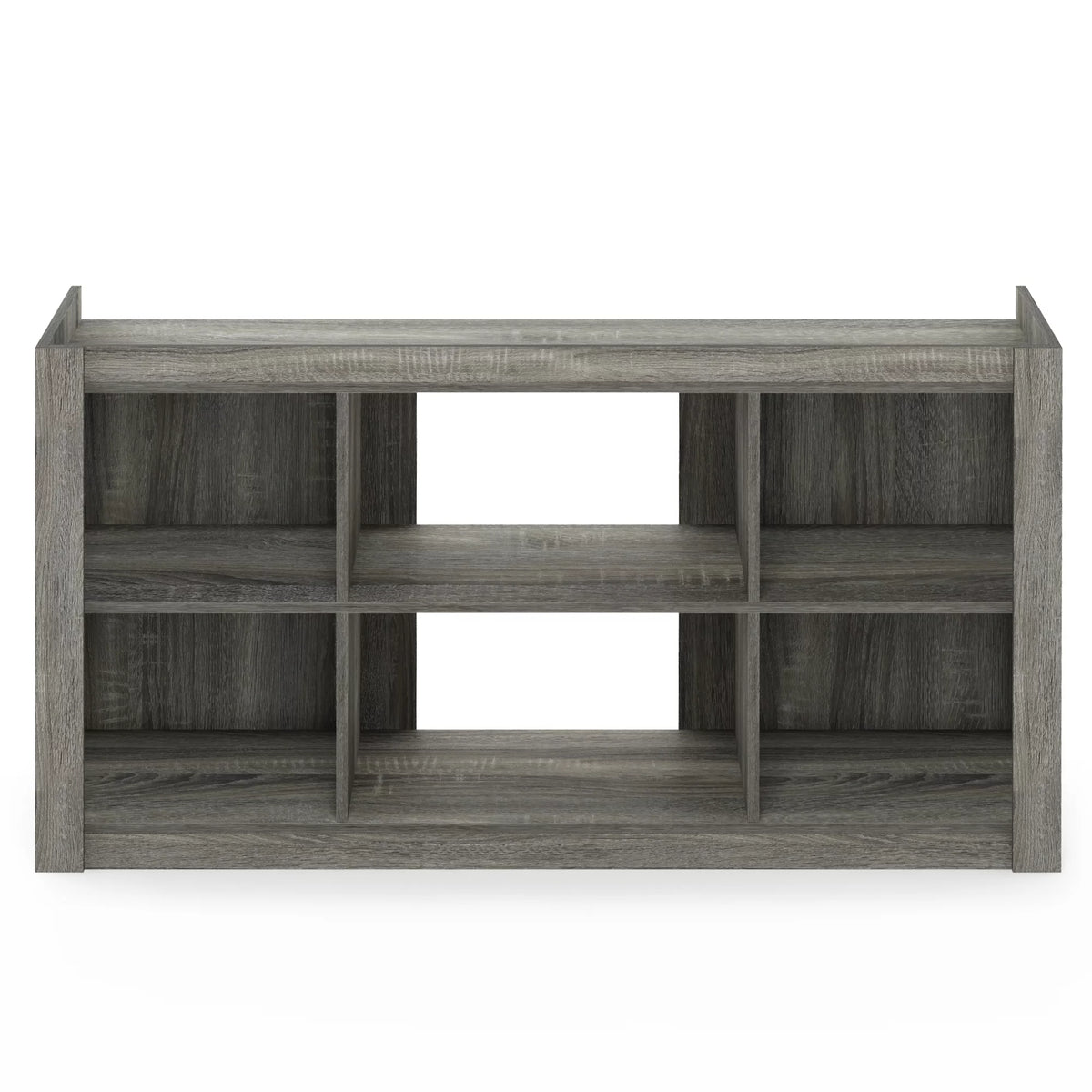 French Oak Grey TV Stand Bookshelves U756