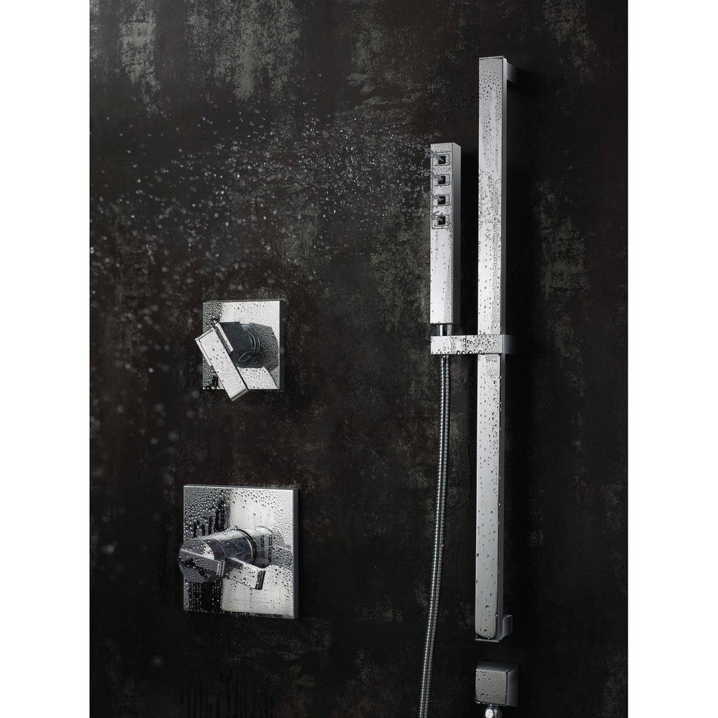 Chrome Slide Bar Hand Shower D1094
