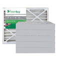 Silver MERV 8 25x28x4 Pleated AC Furnace Air Filter, Pack of 6 Y318003