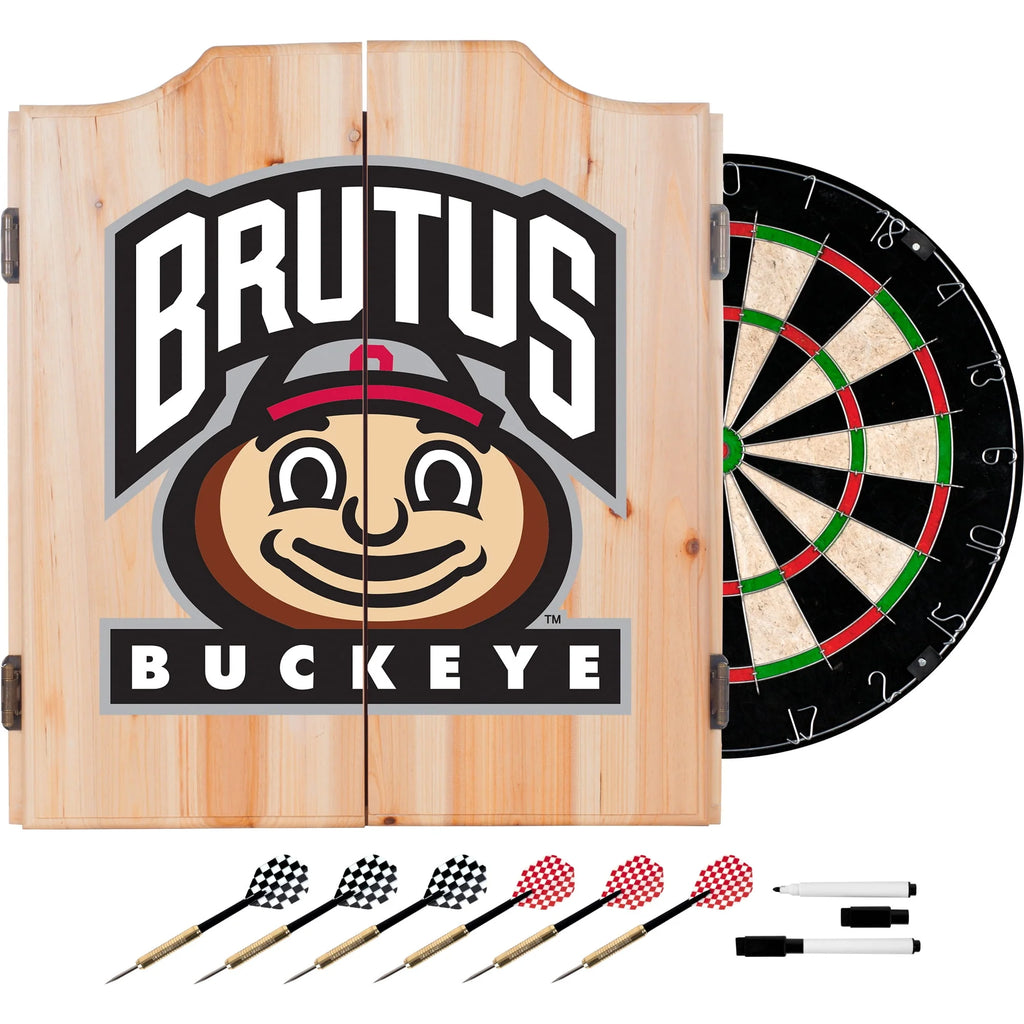 Dart Cabinet with Darts and Board U6062