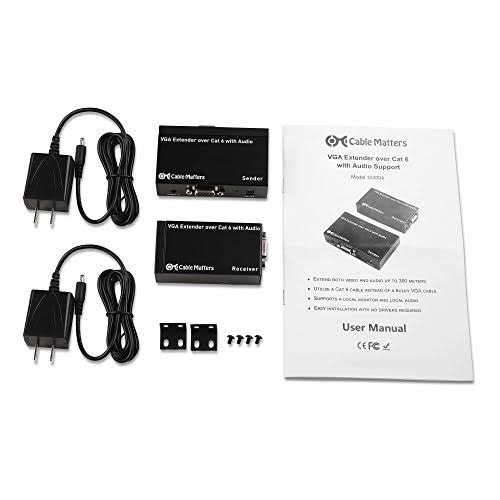 VGA Extender Over Ethernet Cable Up to 1000 Feet M5111
