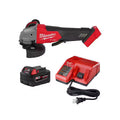 18V Lithium-Ion Brushless Cordless 4-1/2 in./5 in. Grinder and Starter Kit with 5.0 Ah Battery and Charger L147