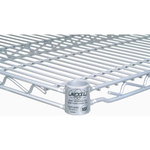 Silver Wire Shelving 30 x 18 x 74 in. D516