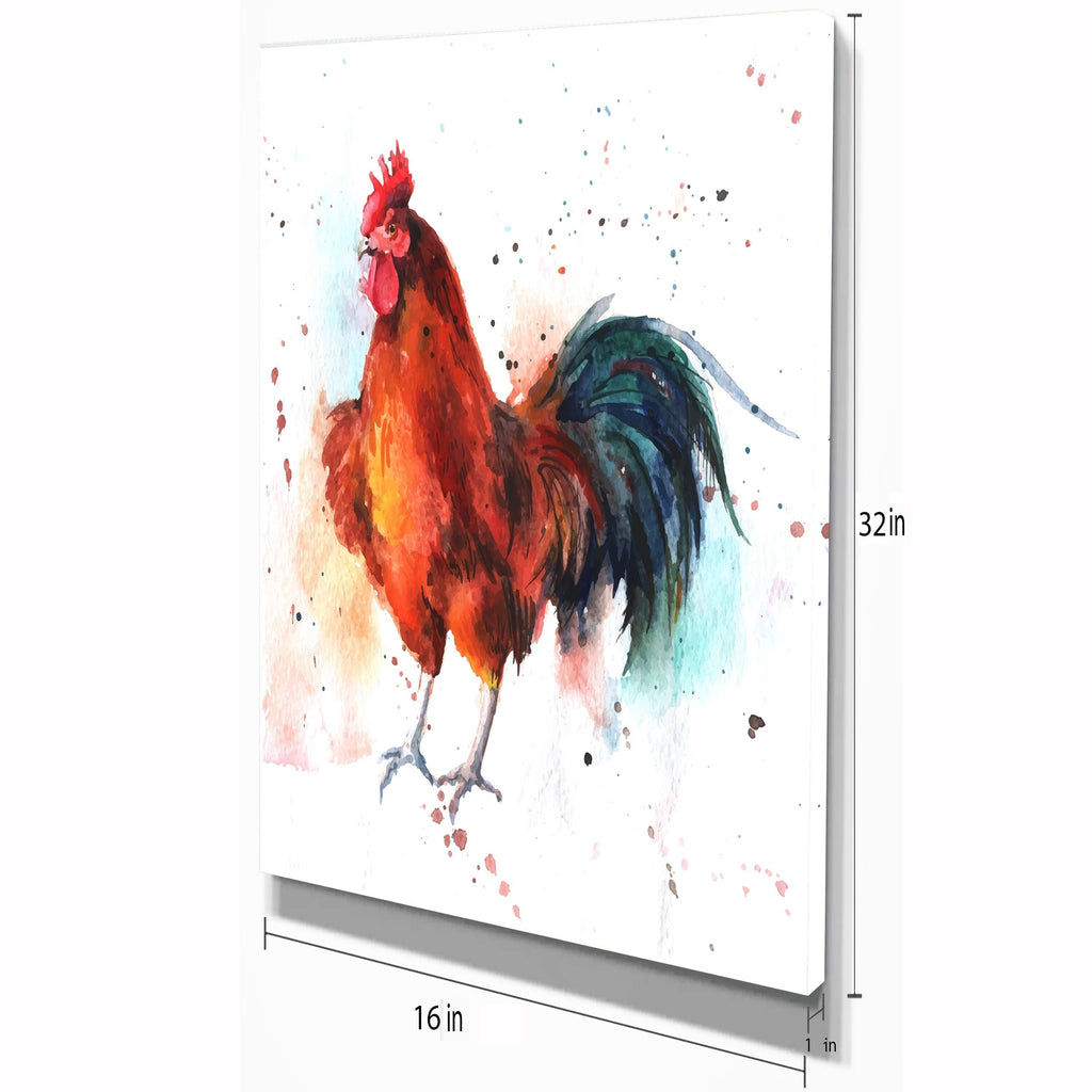 White 12 in. x 20 in. Canvas Print N588785