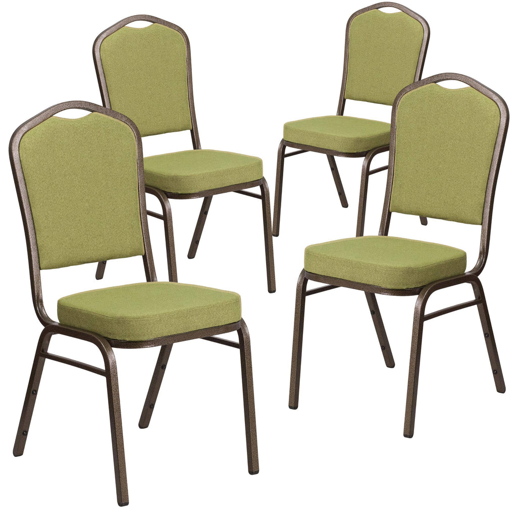 4 Pk Stacking Banquet Chair with 2.5 Thick Seat N855