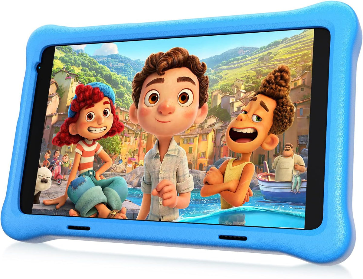 8 inch Kids Tablet with Blue Kid-Proof Case A459