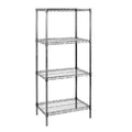 Silver Wire Shelving 30 x 18 x 74 in. D516