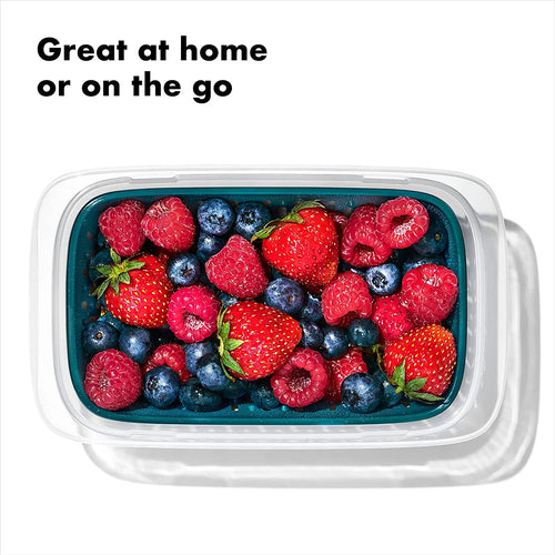 1.9 Cup Leakproof BPA Free Food Storage Container with Colander M18778