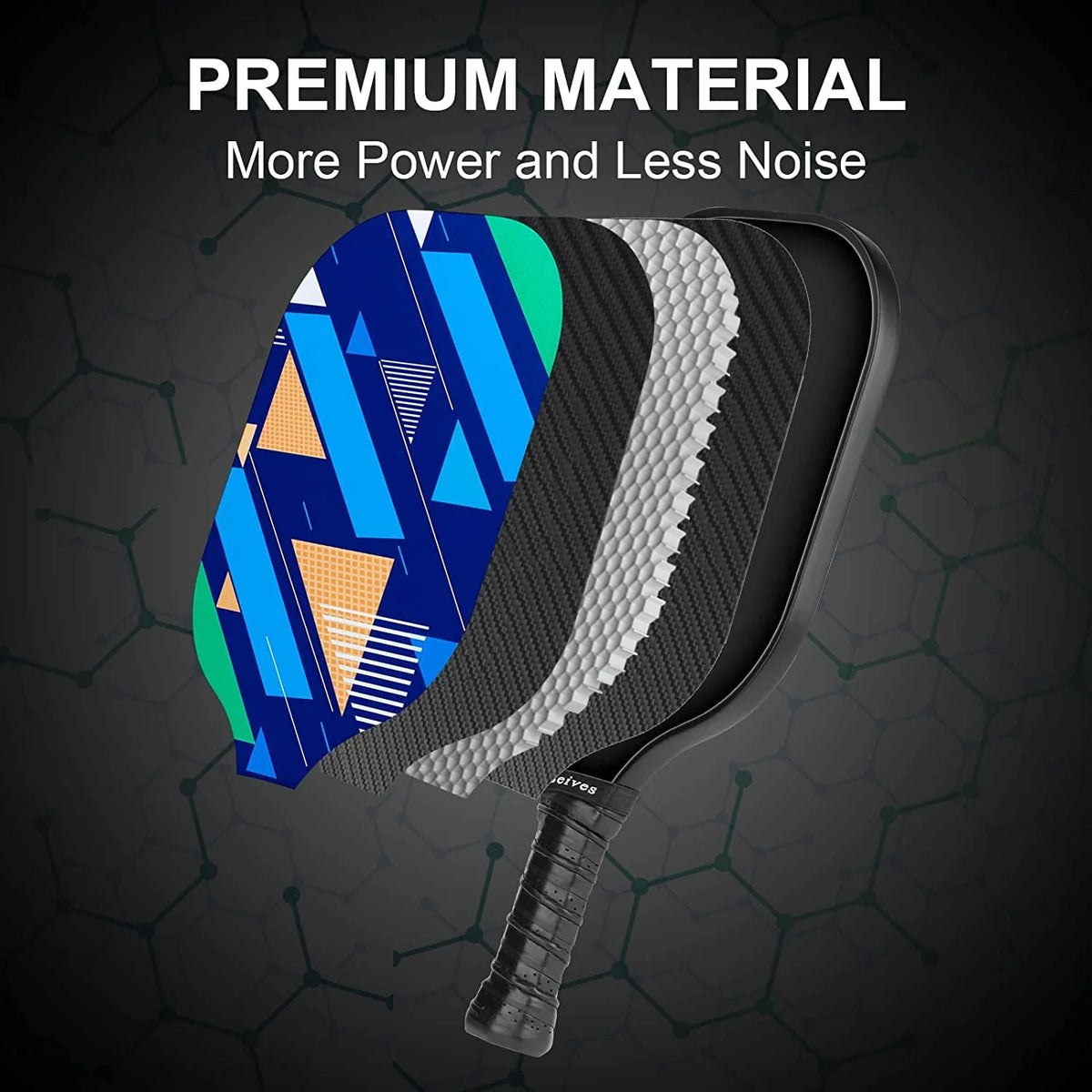 Carbon Fiber Graphite Pickleball Paddles E536398