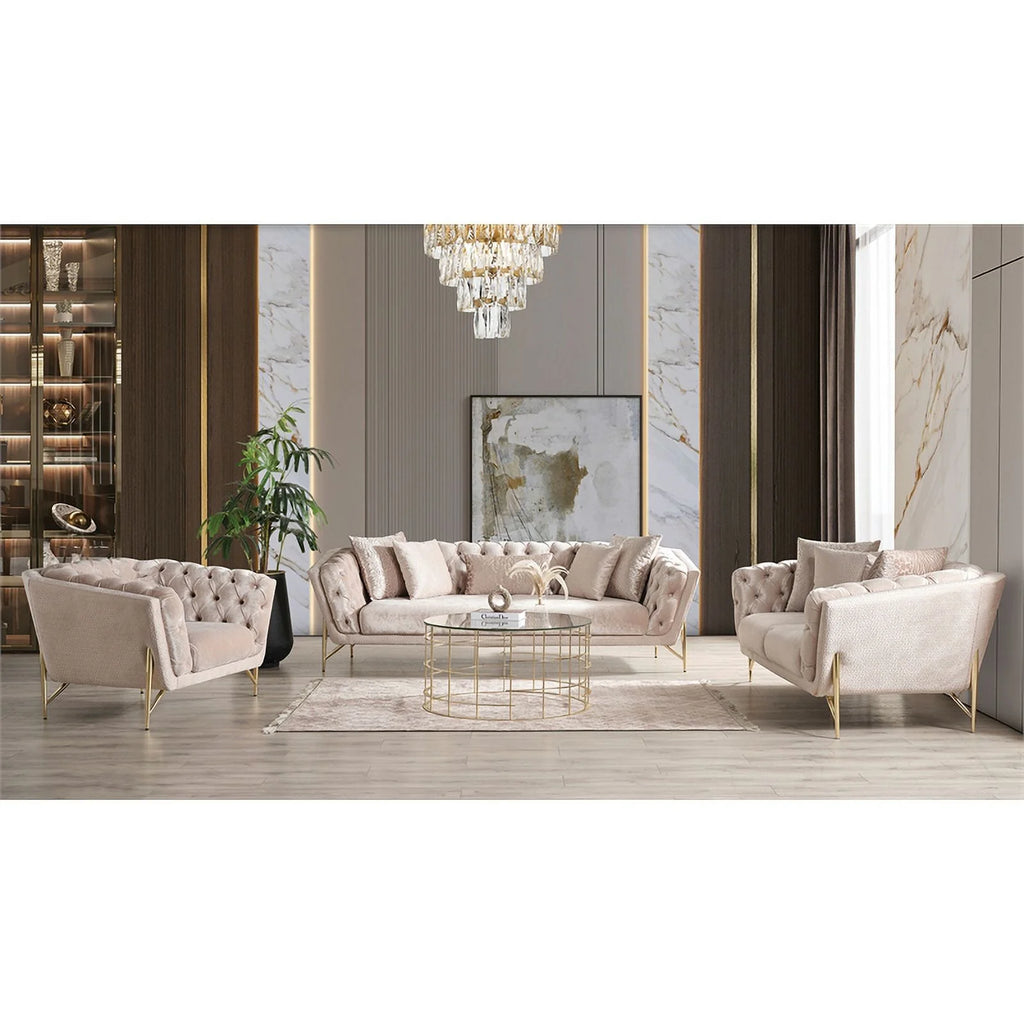 3 Pc Wood Living Room Set M152087