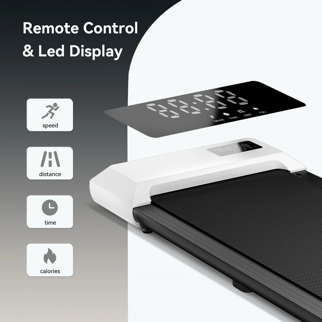 2 in 1 Under Desk Treadmill with Remote Control T427507