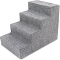 Gray 3-Step Pet Steps and Stairs with Foam, Pack of 2 C72171