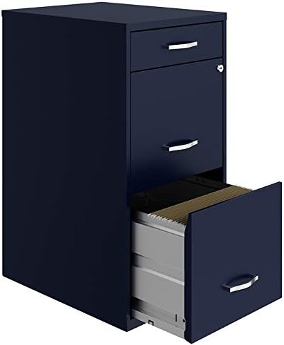 Black 3 Drawer Metal File Cabinet X10999