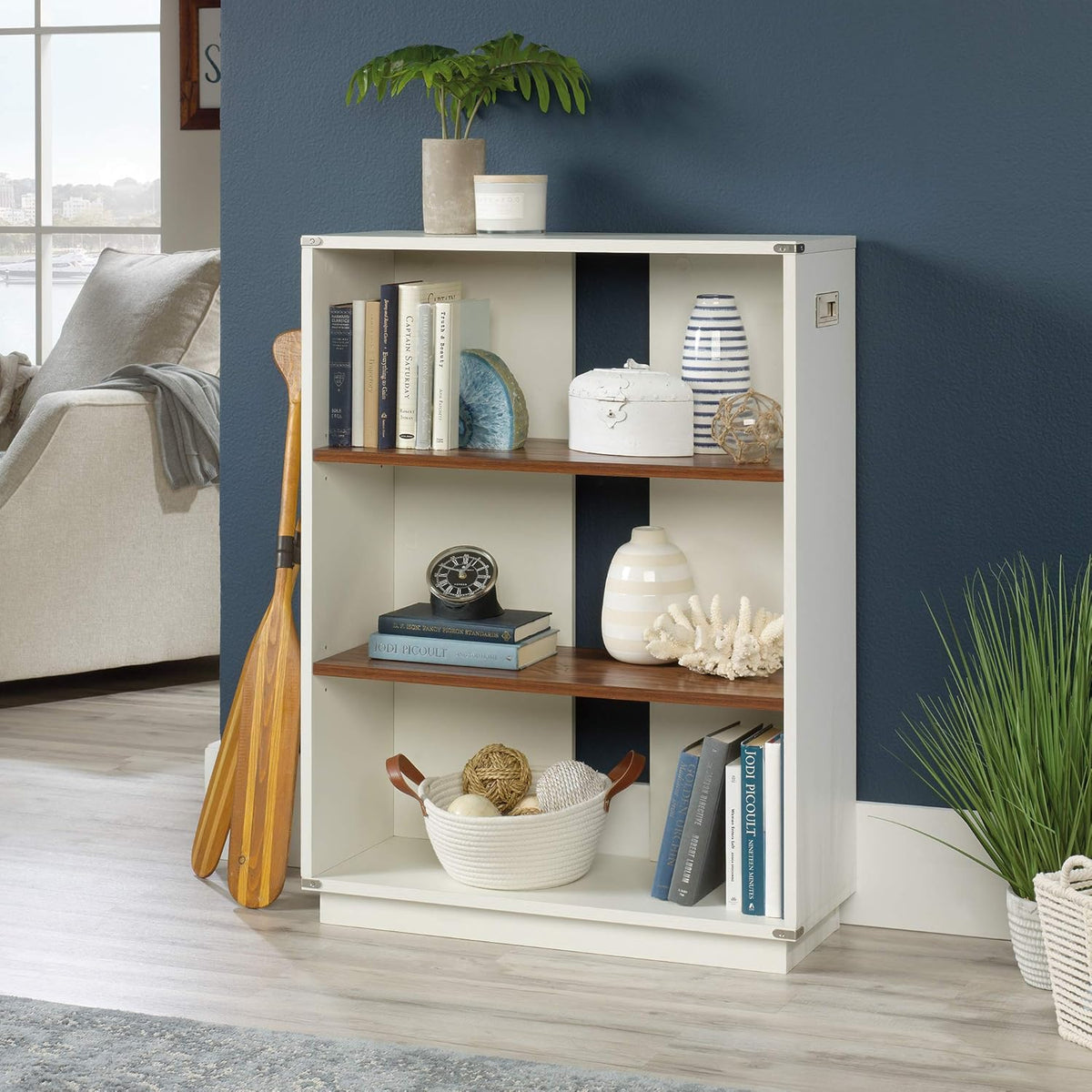 Pearl Oak Finish Bookcase W249184