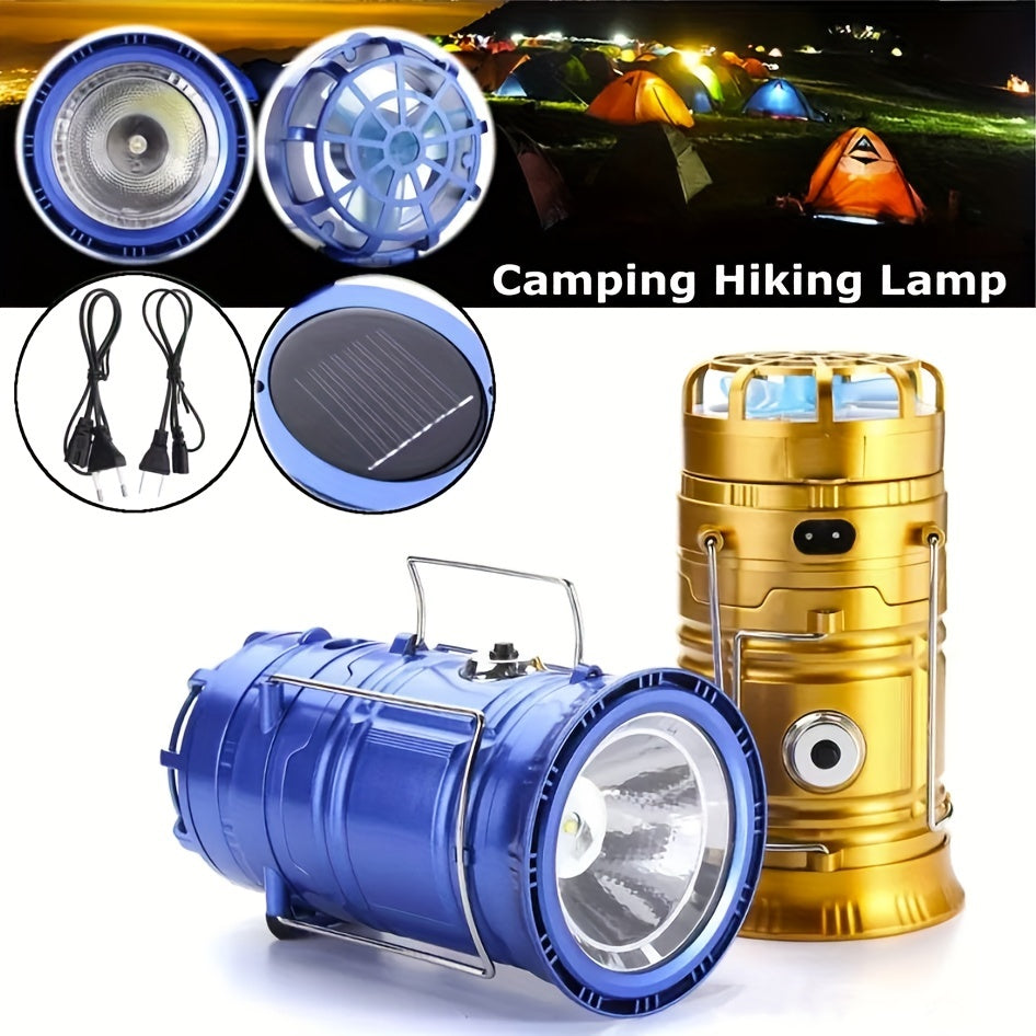 4-In-1 Solar Rechargeable Lantern With Fan And Mobile Phone Charging Port P74853