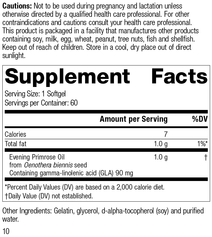 Evening Primrose Oil 60 Softgels P577154