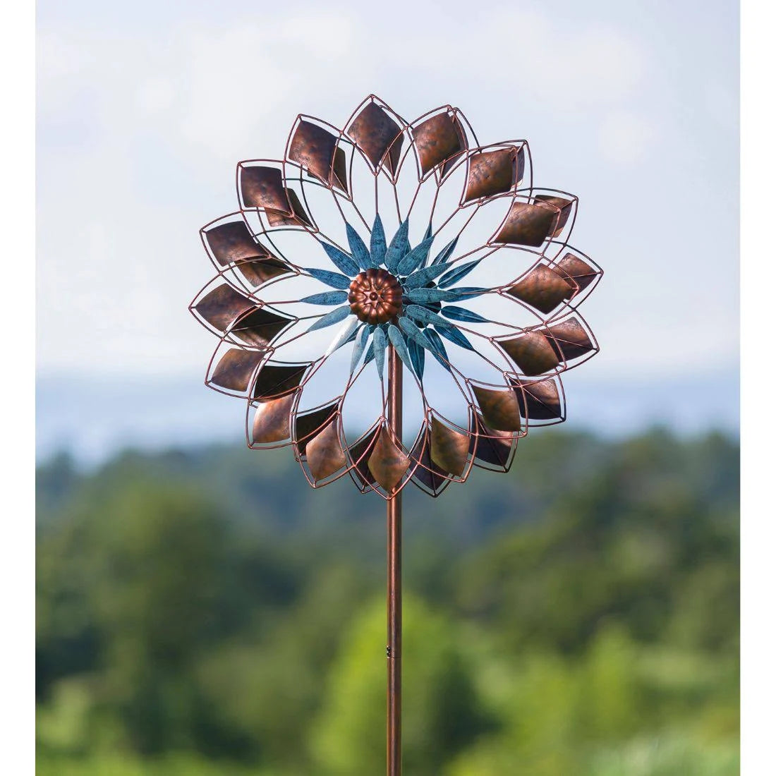 Copper Kinetic Wind Spinner Y787343