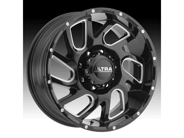 20x10 Black Milled Wheel P5467