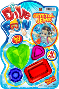 Diving Gems Dive Crystals Swimming Pool Dive Toys Sinker for Kids V8825