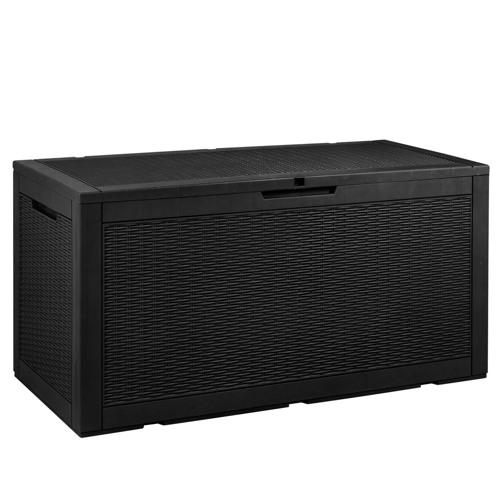 100 Gallon Black Plastic Resin Storage Box L23468