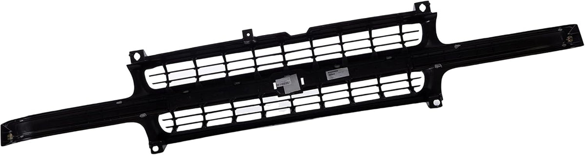 Front Grille Grill With Argent Silver Center Cross Bar Black Insert Shell O836249