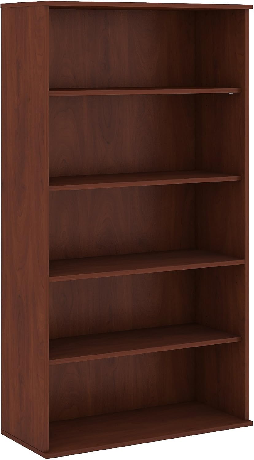 72H 5 Shelf Bookcase in Mocha Cherry R12902
