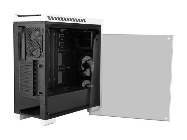 Black Steel Tempered Glass ATX Mid Tower Computer Case C433367