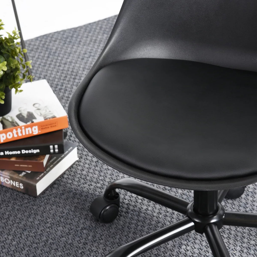 Black Adjustable Height Office Chair W60036