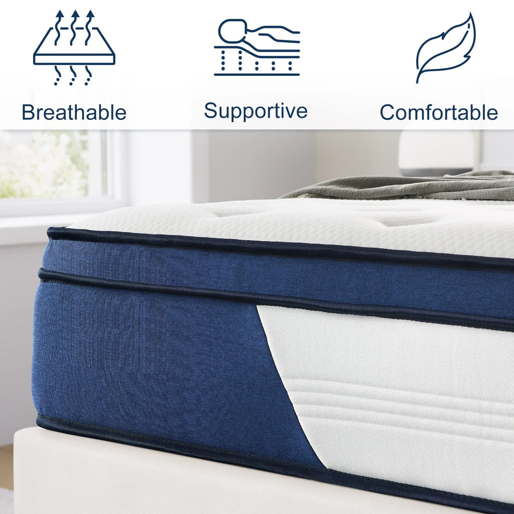 Full Size 12 Innerspring Hybrid Pocket Spring Mattress K83452