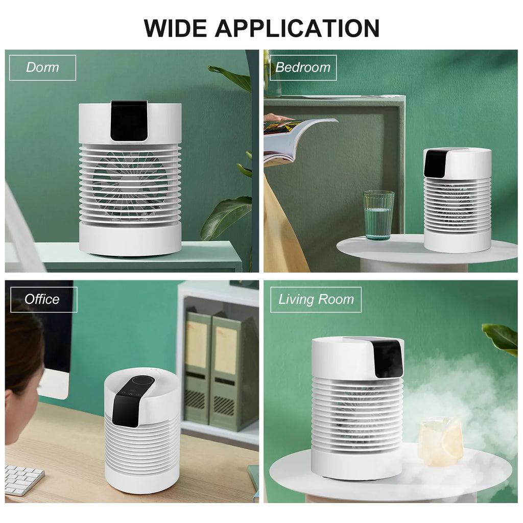 Touch Control 360-degree Rotatable Personal Air Cooler Humidifier Z561